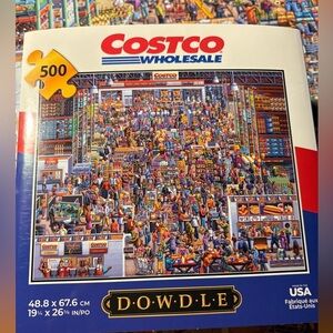 4/$20 Costco Wholesale 500 Piece Puzzle, no missing pieces- used once.